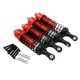 thumbnail image 2 of 4x Amortiguador de resortes de amortiguador delantero y trasero rojo para 1/10 Slash 4WD Sunnimix Amortiguador de choque RC Crawler, 2 of 5