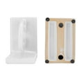 thumbnail image 3 of Sagebrook Home Ceramic Set of 2 6" Arch Bookends, White, 3 of 8
