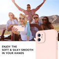 thumbnail image 4 of iPhone 12 Case, iPhone 12 Silicone Case, Liquid Silicone Case with Full Camera Lens Protection Microfiber Lining Shockproof Protective Phone Cases Cover for iPhone 12 6.1 inch, Pink, 4 of 16