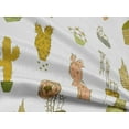 thumbnail image 5 of oneOone Rayon Yellow Fabric Cactus Craft Projects Decor Fabric Printed By The Yard 56 Inch Wide, 5 of 5