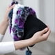 thumbnail image 2 of Gorros florales cálidos de invierno para mujer, gorras de terciopelo suave a rayas, gorros ligeros y aislantes, ropa de calle de moda, para clima frío, salidas diarias, tela suave, estilo, 2 of 9