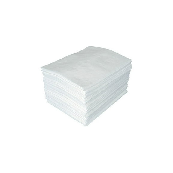 Buffalo 90851 Meltblown Oil-Only Lightweight Sorbent Pads - 15" x 18", 200 Per Case