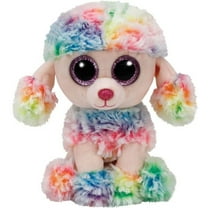 TY Rainbow Poodle Beanie Boo Small 6 inch - Stuffed Animal (37223)