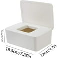 thumbnail image 2 of Household Dust-Proof Wipes Box,Tissue Holder,Tissue Storage Box Case with Lid（Yellow）, 2 of 5