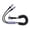 Type C Elbow, variant on 2 in 1 MicroUSB & Type C Car Charging Cable with Stretchable Spring Charging Data Cable for Multiple Devices