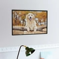 thumbnail image 6 of 1000 PCS Jigsaw Puzzles, 29.5" x 19.7" Artwork Gift for Adults Teens Golden Retriever Standing by a Rural Fence Wooden Puzzle Games, 6 of 6