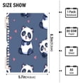 thumbnail image 3 of Notebook 8.3x5.7x0.4 Inch One Sizex1 Journey Note Diary Hardcover Notebook 60 Pages,80g Paper Writing Smooth and Not Easy to Break Cartoon Panda, 3 of 8