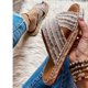 thumbnail image 4 of Zapatillas planas Mujer Nuevas sandalias cruzadas de felpa de mezclilla y zapatillas Wmkox8yii  ytu3596, 4 of 6