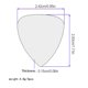 thumbnail image 5 of Greeniant 3 Pieces Fingers Picks Wear-Resistant Malachite Parts Musical Thickness Pick Acoustic Ukulele Mandolin Accessory Smooth Bass Type2 NO2, 5 of 6