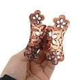 thumbnail image 5 of Unique Bargains 1 Pc Fashion Flower Hair Clips Hairdo Clip Brown, 5 of 5