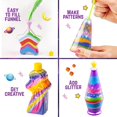 thumbnail image 4 of GirlZone Craft Sand Art Kit for Kids Ages 6 & Up - Glow-in-The-Dark Sand Art Bottles - DIY Creative Activity, 4 of 6