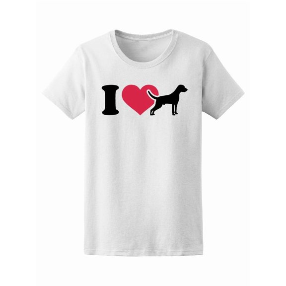I Love Weimaraner Dogs Tee Men's -Image by Shutterstock
