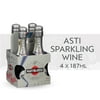 MARTINI & ROSSI Asti Sparkling Wine, 4 Pack of 187 mL Wine Bottles, ABV 7.5%