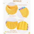 thumbnail image 6 of WESIDOM Toddler Girl Clothes Baby Girls Outfits 6M-5T Summer Floral Print Shirt+Shorts+Headband 3pcs Baby Clothing, 6 of 7