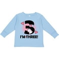 thumbnail image 3 of Inktastic 3rd Birthday 3 Year Old Girl Unicorn Girls Long Sleeve Toddler T-Shirt, 3 of 5