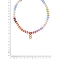 thumbnail image 3 of Time and Tru Goldtone Multicolored Bead Initial "S" Necklace, 3 of 6