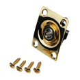 thumbnail image 4 of Conector de salida y orificio de conexión de placa para guitarra eléctrica. Piezas de reparación profesionales de metal para aficionados al bricolaje, 4 of 8