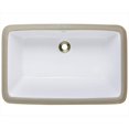 thumbnail image 1 of Polaris U1812-W White Porcelain Undermount Bathroom Sink, 1 of 1