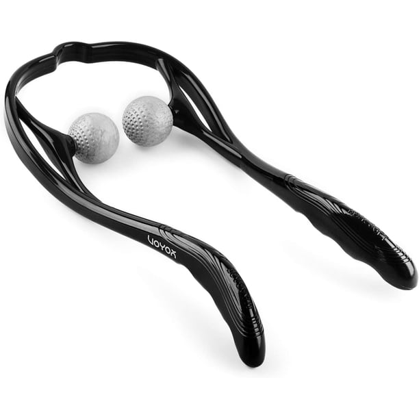 Masajeador de Cuello Shiatsu VOYOR Doble Punto Diseño de Mango Ergonómico Ligero y Portátil Negro VOYOR MS110-VR