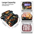 thumbnail image 3 of Musical Instrument Insulated Double Layered Lunch Bag with Two Compartments - Large Capacity Handheld Meal Bag for Insulation and Refrigeration, 3 of 6