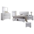 thumbnail image 1 of Chic Blanc 6 Pièces Chambre Ensemble avec Lit Grand Size Plate-Forme, 1 of 12