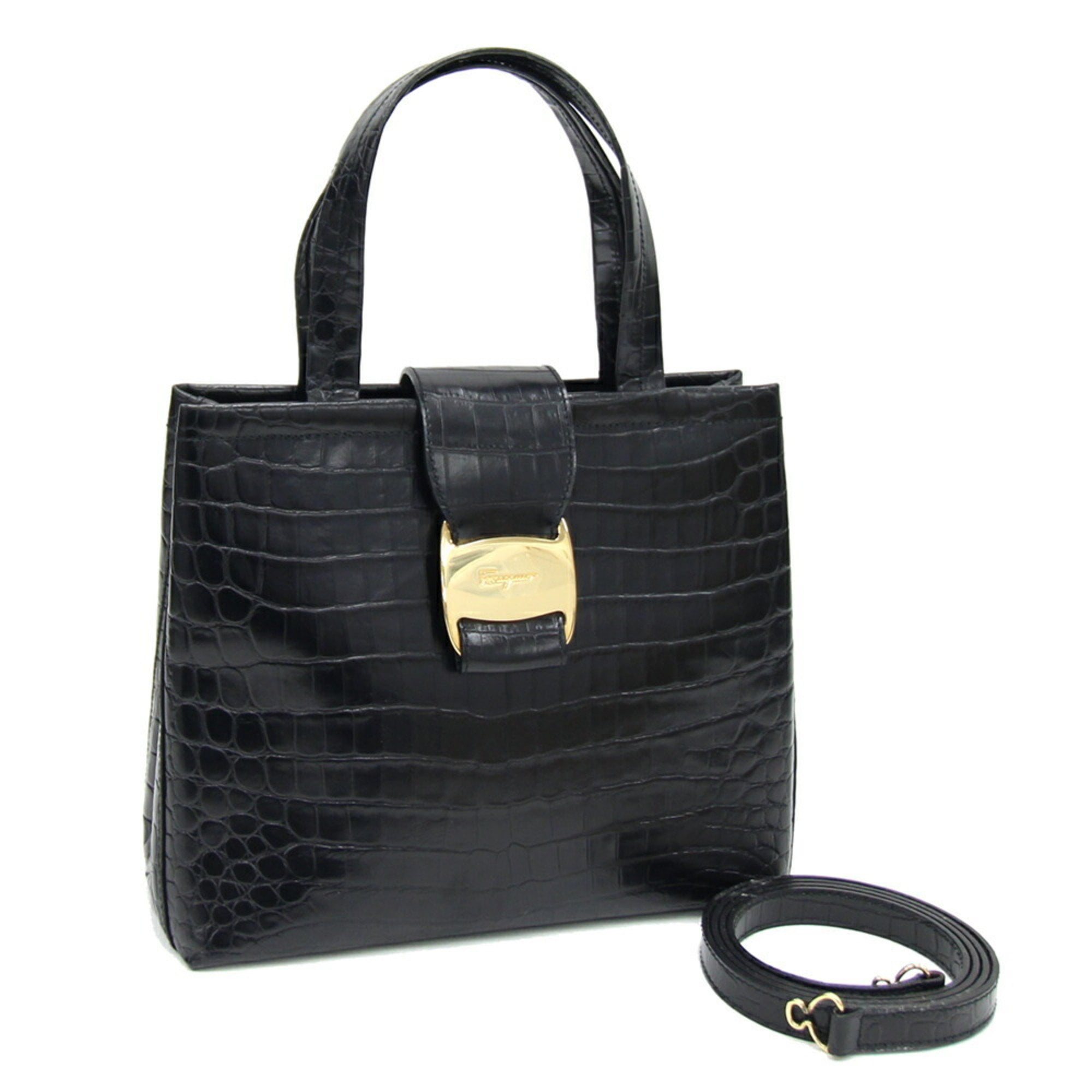 Salvatore Ferragamo Handbags : Bags & Accessories | Black