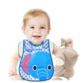 thumbnail image 2 of Unisex Baby Boys Girls Kids Cartoon Sleeveless Waterproof Feeding Apron Bib Smock, 2 of 2