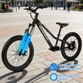 thumbnail image 2 of Electric Bike, 350W Motor, 18.6 MPH, 16 Miles, 20" Tires,, Adjustable Seat, Suitable for Children and Teenagers Over 9 Years Old to Ride,Electric Bicycle for Children, 2 of 7