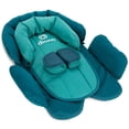 thumbnail image 2 of Diono Cuddle Soft 2-Pack 2-in-1 Baby Head Neck Body Support Pillow, Blue Razz Ice, 2 of 9