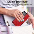 thumbnail image 5 of Crossbody Phone Case for iPhone 13(6.1") 2021, Allytech PU Leather Back Card Holder Detachable Lanyard Adjustable Strap Drop Protection Purse Slim Bag Case for iPhone 13 2021, Red, 5 of 6