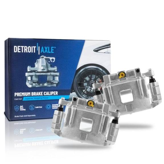 Detroit Axle - 2pc Front Brake Calipers for Chevrolet Colorado GMC Canyon Pontiac G6 Isuzu i-280 i-290 i-350 i-370 Brake Calipers with Brackets Replacement