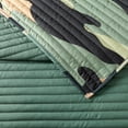 thumbnail image 4 of Urban Playground Kids and Teens Camouflage Green 3-Piece Quilt Set, Full/Queen, 4 of 9