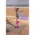 thumbnail image 5 of Patins à Roulettes pour Filles Taille 5 Fleur Rose Bleue pour Enfants Quad Derby Léger avec Système de Dentelle Réglable Patins à Roulettes Extérieur Fille 4 Roues Lames Intérieur Classique Jeunesse Tout-Petit ABEC-7 37, 5 of 5
