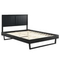 thumbnail image 4 of Modway Alana King Wood Platform Bed With Angular Frame in Black, 4 of 11