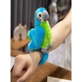 thumbnail image 6 of Parrot Slap Bracelet Stuffed Animal Toy, Soft Plush Wristband for Kids, Cute Bird Design School Classroom Birthday Party Favor Gift, 6 of 6