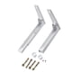 thumbnail image 1 of Microwave wall mount, wall bracket, shelf for small homes, white., 1 of 5