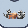 thumbnail image 4 of Inktastic Raccoon Tea Party Boys or Girls Baby Bib, 4 of 4