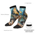 thumbnail image 6 of Naloa Whimsical Cats Night Cafe Ankle Socks for Women Non Slip Socks No Show Socks Classic Low Cut Casual Socks Casual Socks, 6 of 7