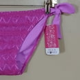 thumbnail image 3 of Hula Honey PINK LILAC Crochet Side-Tie Hipster Bikini Swim Bottom, US X-Small, 3 of 4