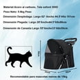 thumbnail image 5 of Cochecito Plegable para Mascotas, Carro para Perros y Gatos con Ruedas 360°, Malla Transpirable, Diseño Portátil, Amortiguación y Freno, Espacio de Almacenamiento, 5 of 5