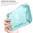thumbnail image 2 of Clear Transparent Flexible TPU Rubber Case Protective Cover Grip Skin Compatible with Nintendo Switch Lite Console, 2 of 5