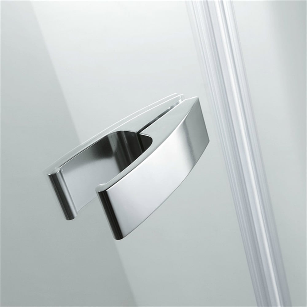 Kepooman 36" x 76" Bathtub Door, Tempered Glass & Aluminum Frame Shower Door for Bathroom, Hinged Shower Enclosure Kepooman 36" x 76" Bathtub Door, Tempered Glass & Aluminum Frame Shower Door for Bathroom, Hinged Shower Enclosure