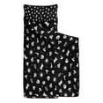 thumbnail image 2 of Black Halloween Cat Skull Pattern Toddler Nap Mats for Kids Preschool,50"x20" Sleeping Mat Bag or Kids,Toddler Sleeping Bag,Toddler Nap Mat or Daycare, 2 of 6