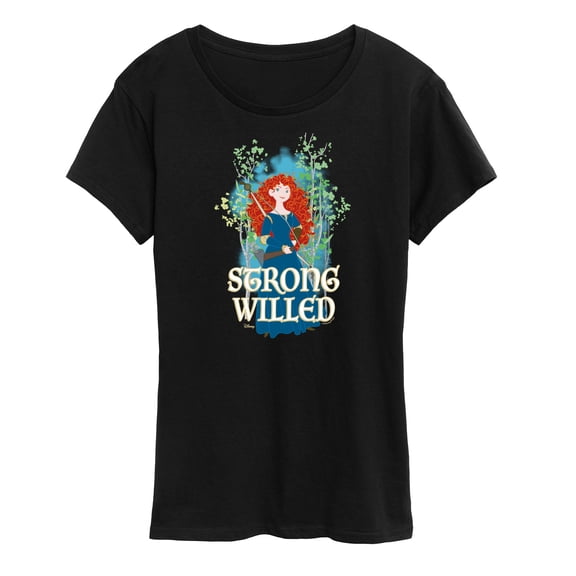 Disney Brave - Merida Strong Willed - Women's Short Sleeve Graphic T-Shirt