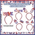 thumbnail image 2 of Ourshome 15 Pcs 250th Anniversary Party Favors,USA 4th of July Accessories,Headbands Necklaces Glasses,Patriotic Party Favors for 250th Anniversary Fourth of July Independence Day Supplies, 2 of 7