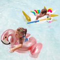 thumbnail image 2 of Pool Floats iGeekid Unicorn Flamingo para niños de 3 a 8 años, paquete de 2, 2 of 8