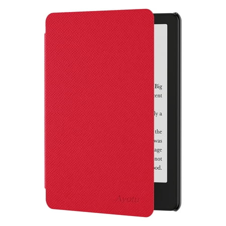 Ayotu Kindle Paperwhite Case, Smart Cover with Auto Sleep/Wake fits Kindle Paperwhite 11th Generation - 2021 Release, Red