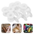 thumbnail image 2 of MOVTOTOP 10pcs Plastic Empty Spools, Empty Thread Bobbins Spools Small Wire Bobbins Thread String Bobbin Spools for Embroidery Sewing Machines Crafting Beading Projects White, 2 of 7