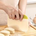 thumbnail image 1 of Feltree Dough Scraper Flexible Bowl Scraper Bread/Patisserie/Pizza Cutter Multifunctional Baking Tool with Measuring Marks, 1 of 8