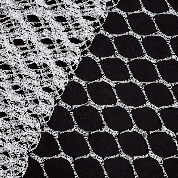 Fiber Mesh Fabric Bridal Veil Netting Fabric White 1000x230~235mm
